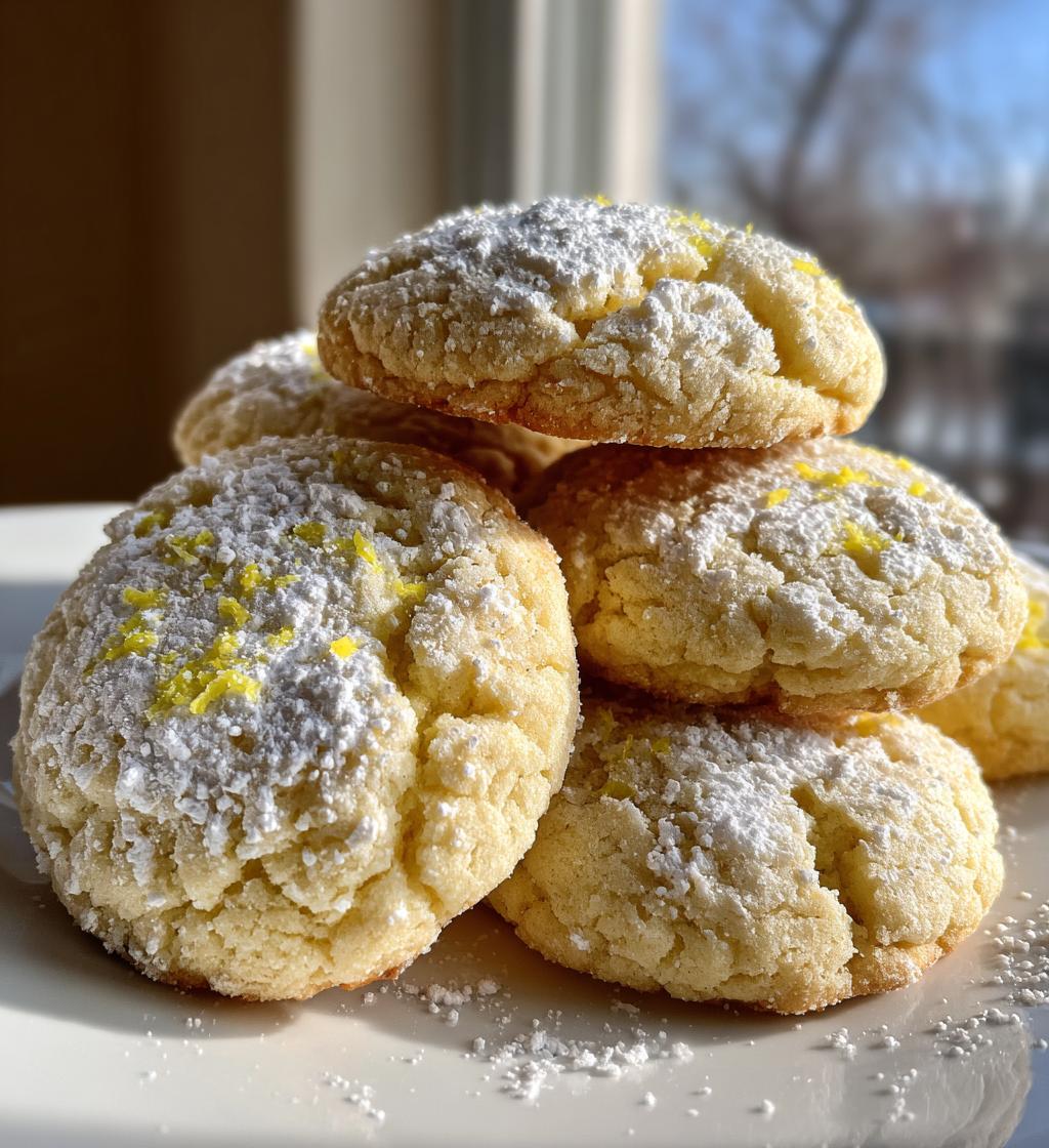 lemon sugar cookies recipe