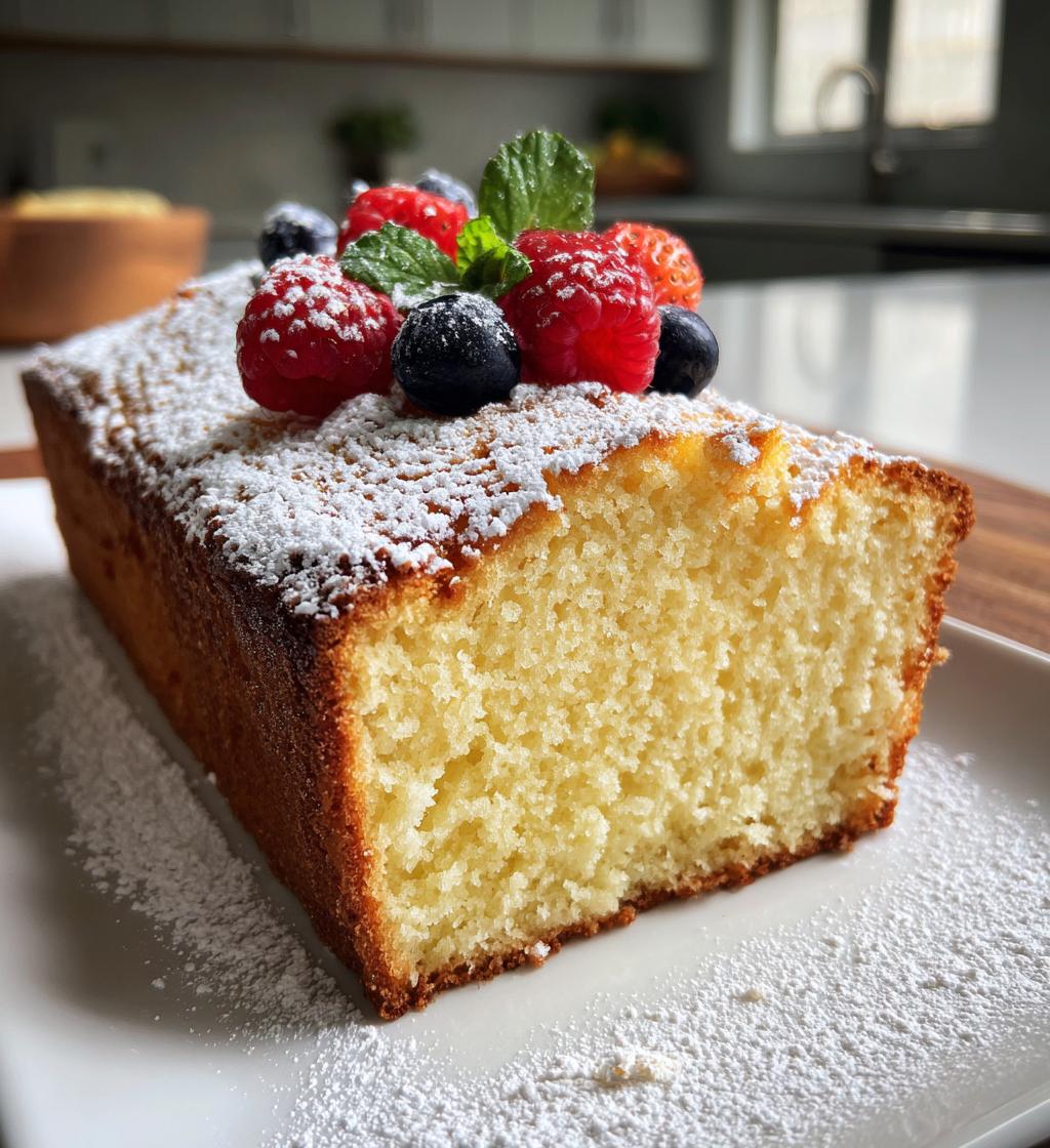 light fluffy yogurt cloud cake - detail 1