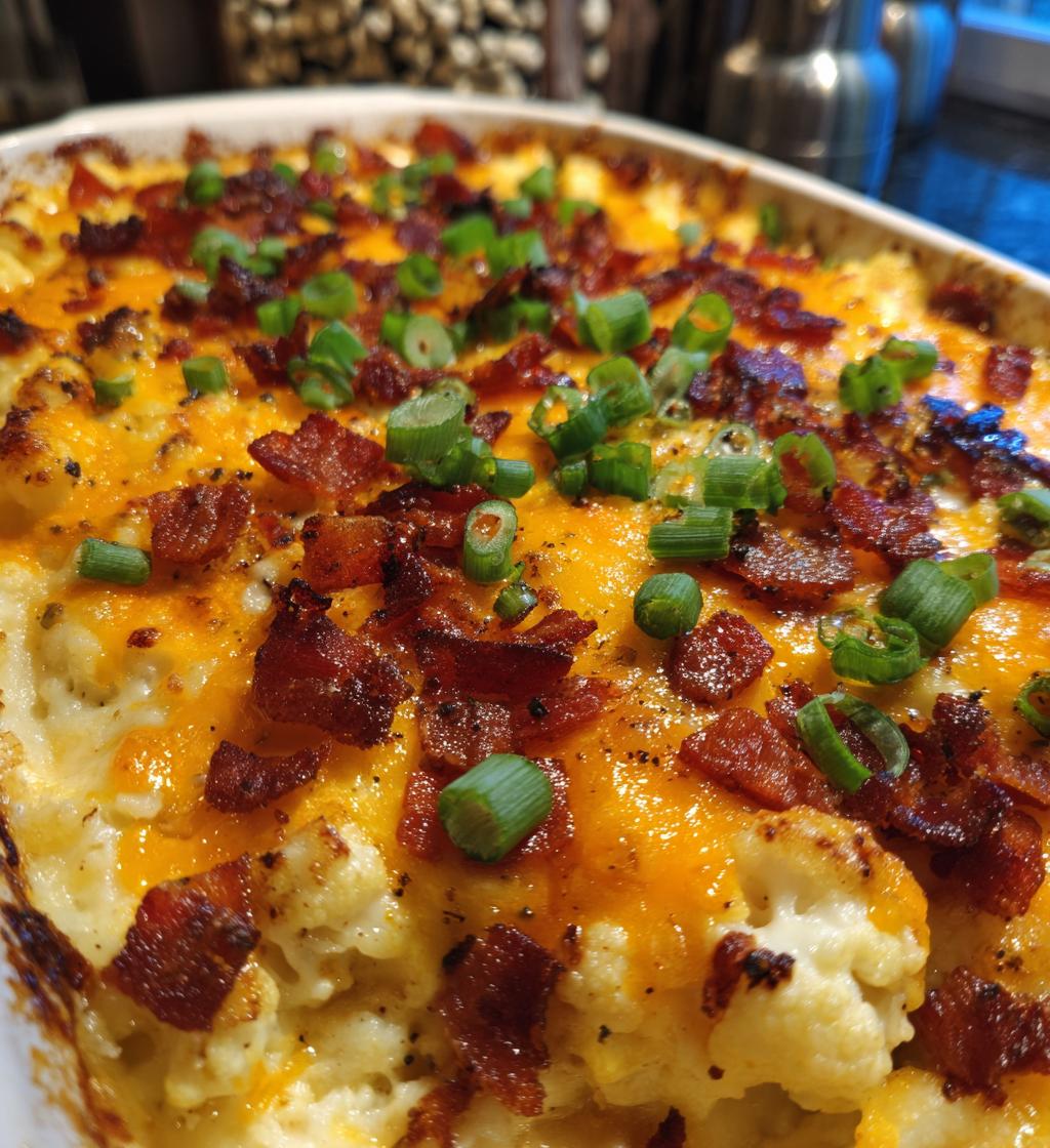 loaded cauliflower casserole