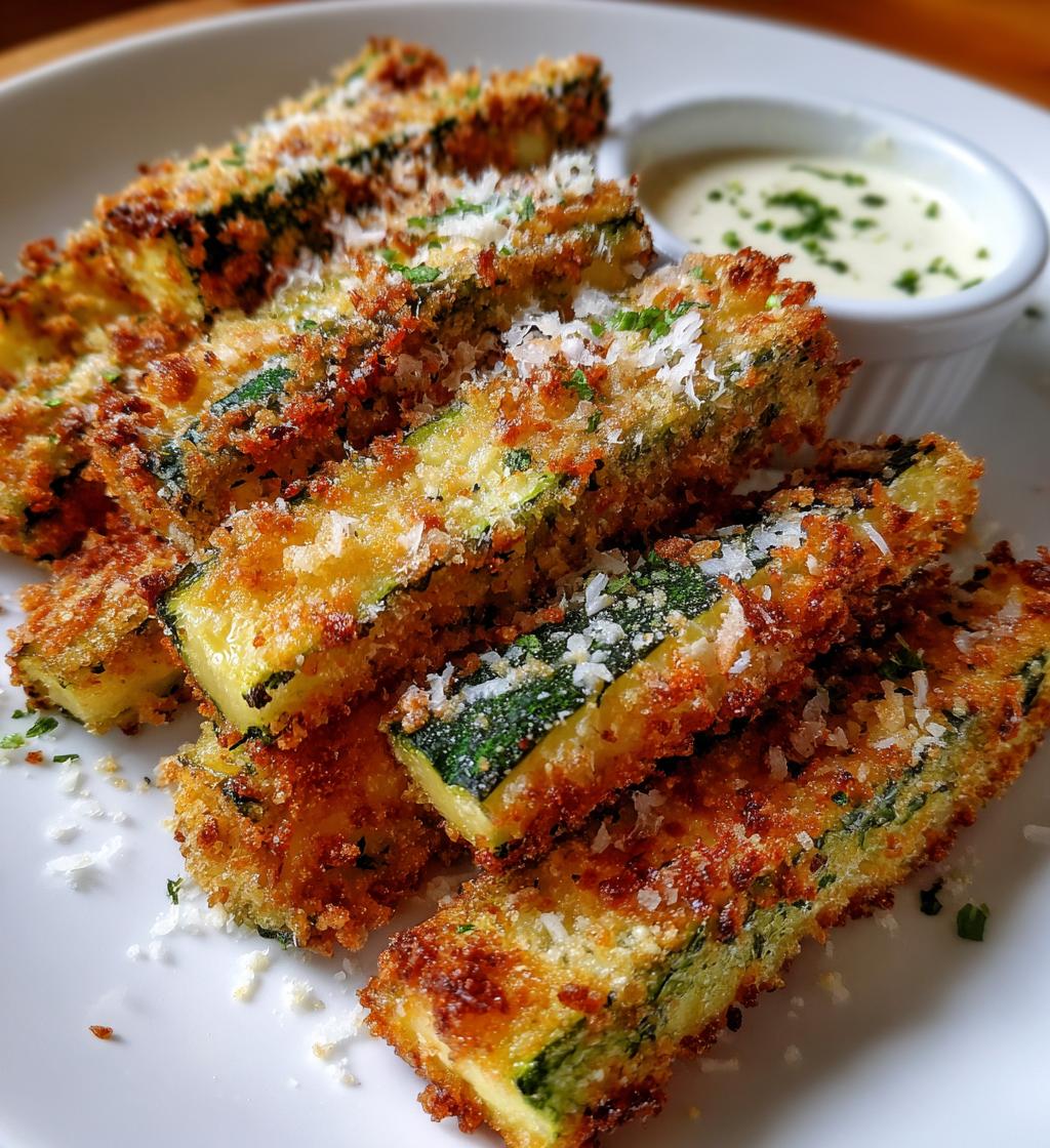 low calorie air fryer zucchini fries - detail 1