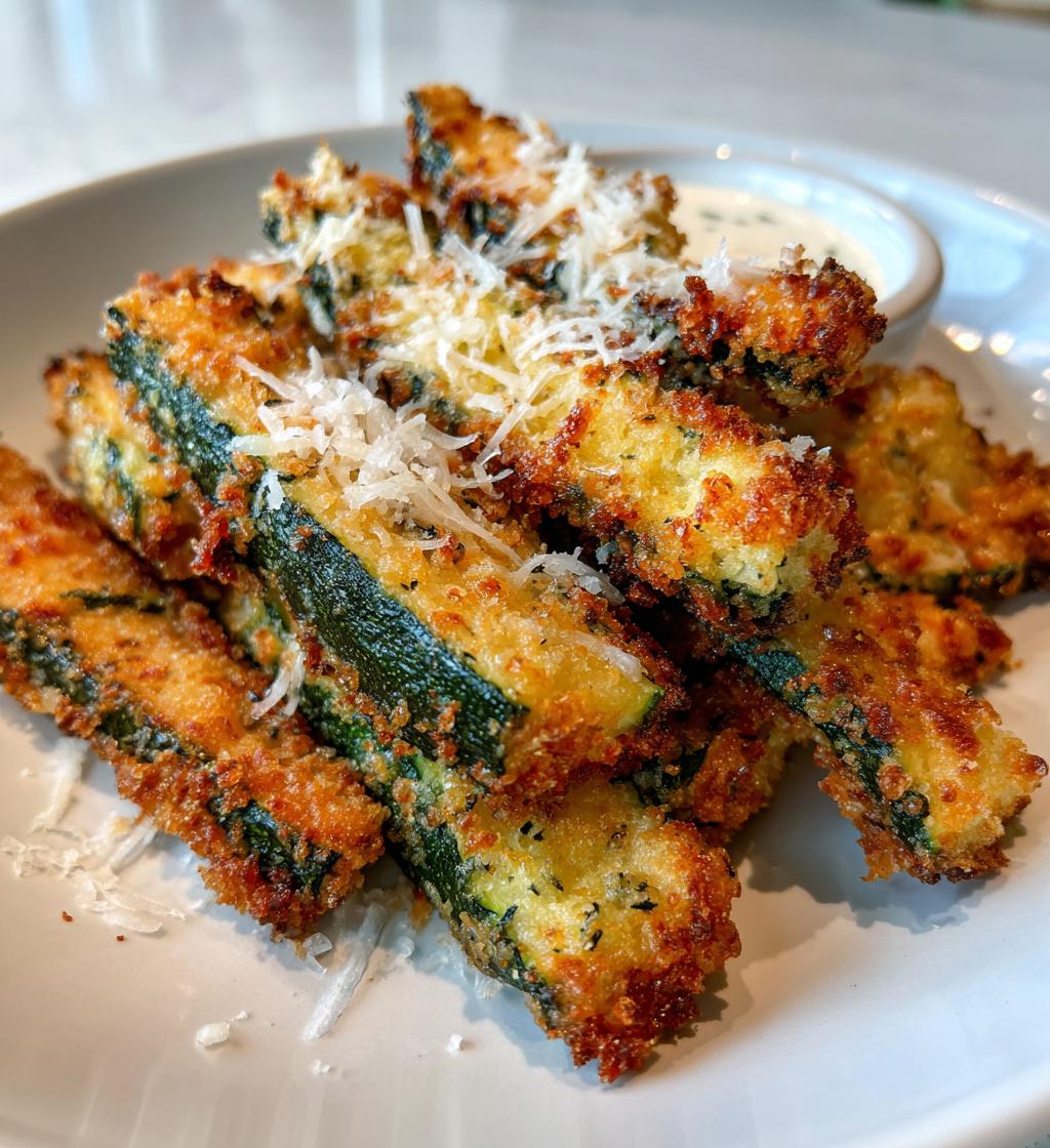 low calorie air fryer zucchini fries