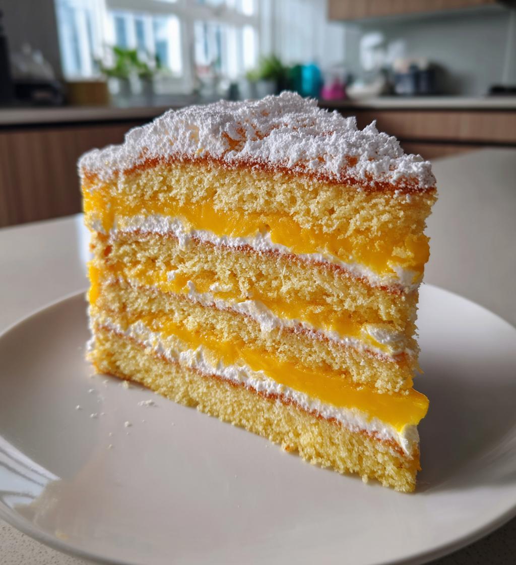 mango cake - detail 1
