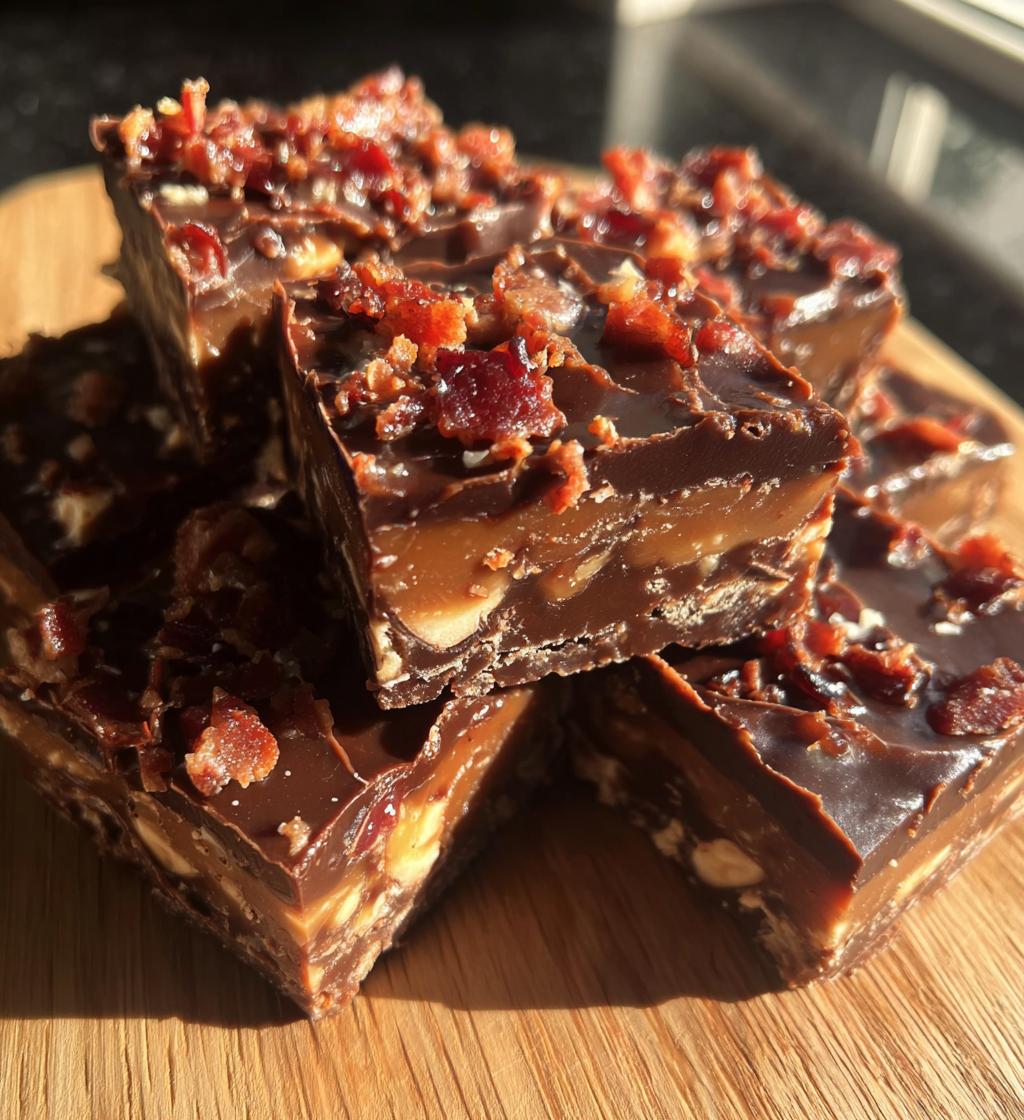 maple bacon fudge