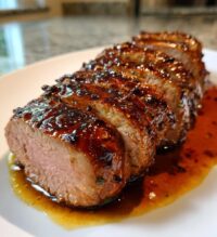 maple bourbon glazed pork tenderloin