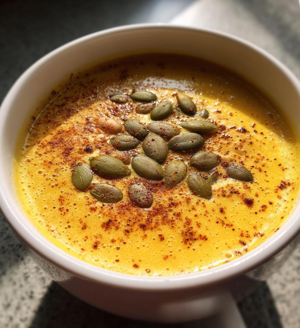 maple roasted butternut squash soup - detail 1