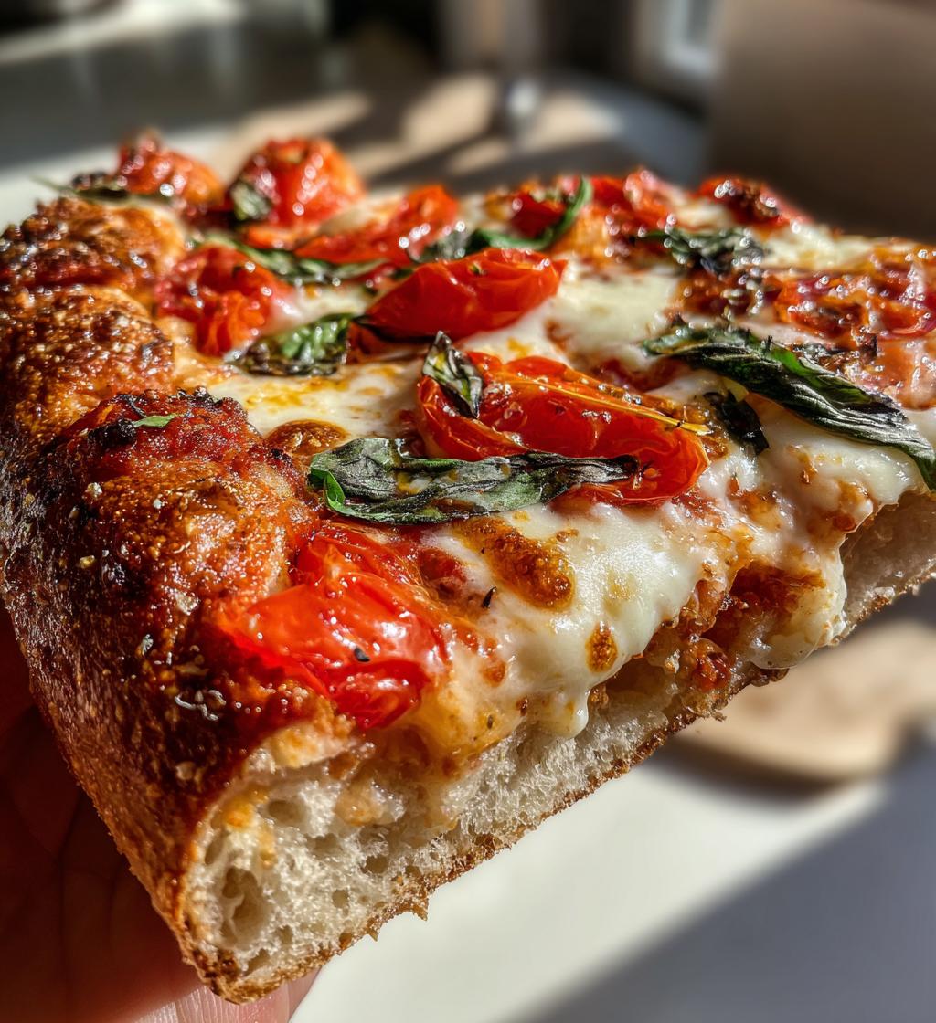 margherita pizza - detail 1