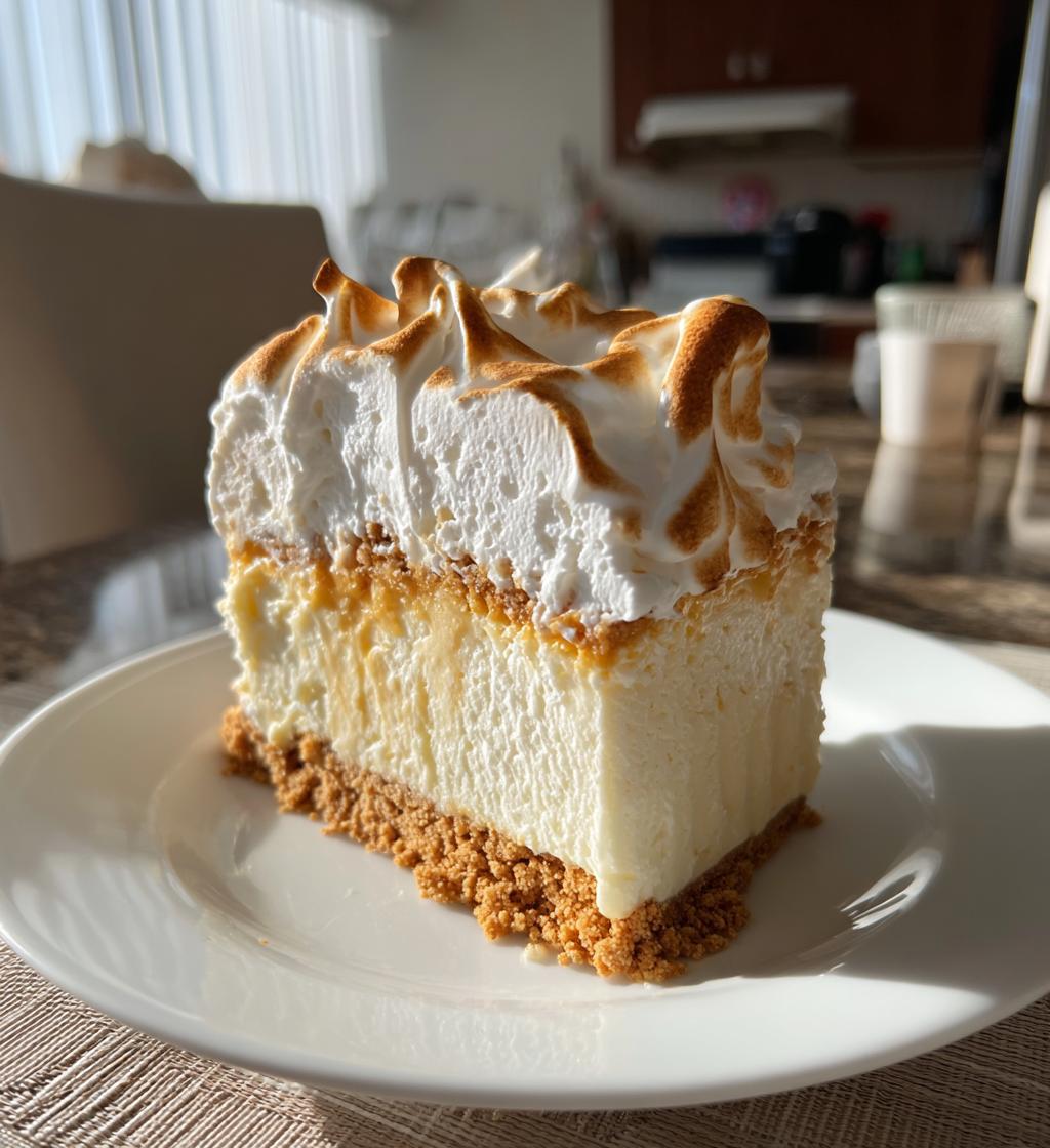 marshmallow whip cheesecake - detail 1