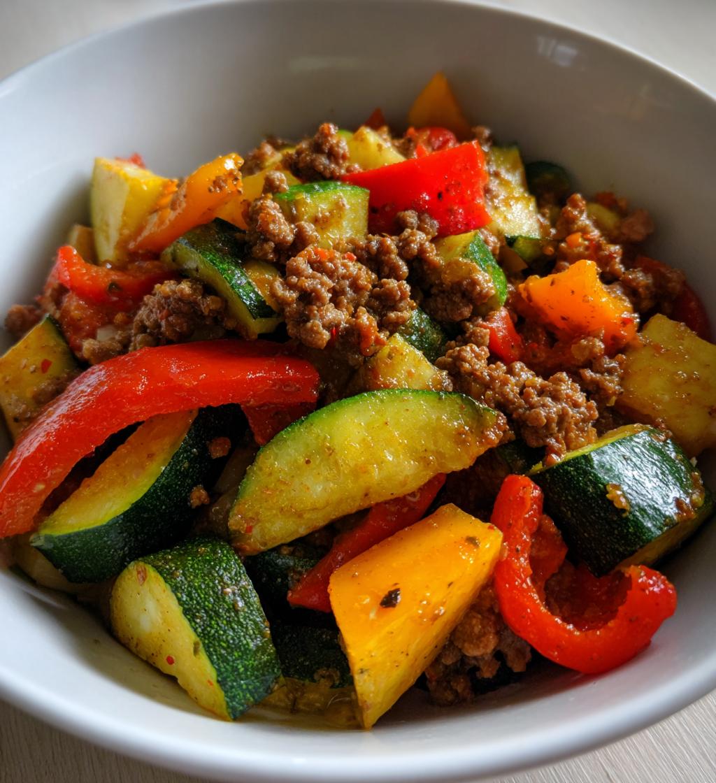 mediterranean ground beef stir fry recipe