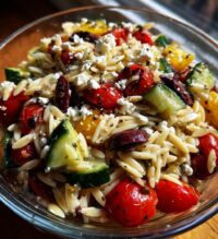 mediterranean orzo pasta salad