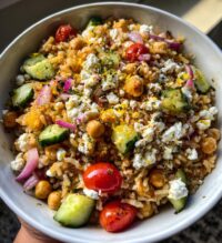 mediterranean rice bowl