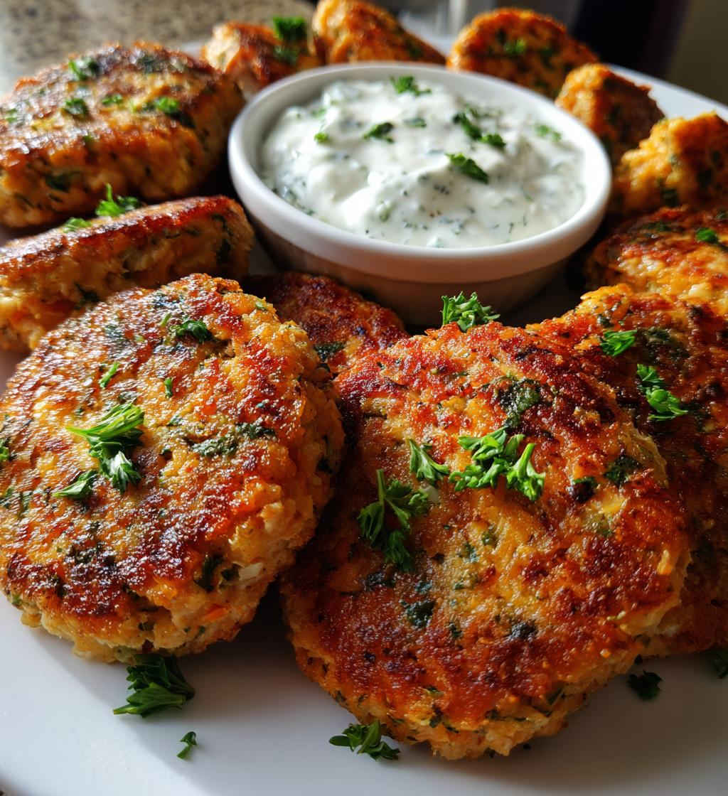 mediterranean salmon patties - detail 1
