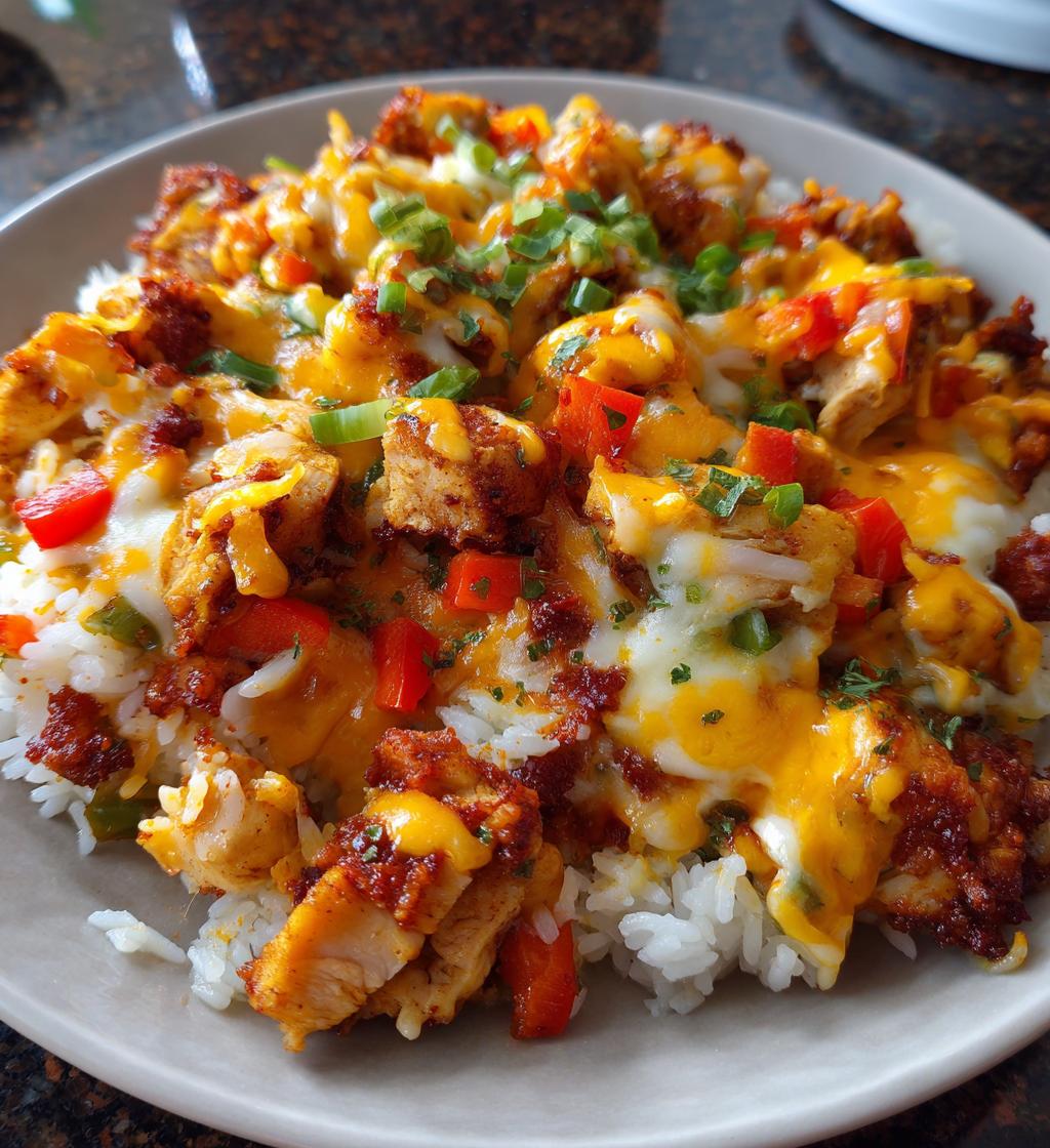 mexican chicken and rice - detail 1