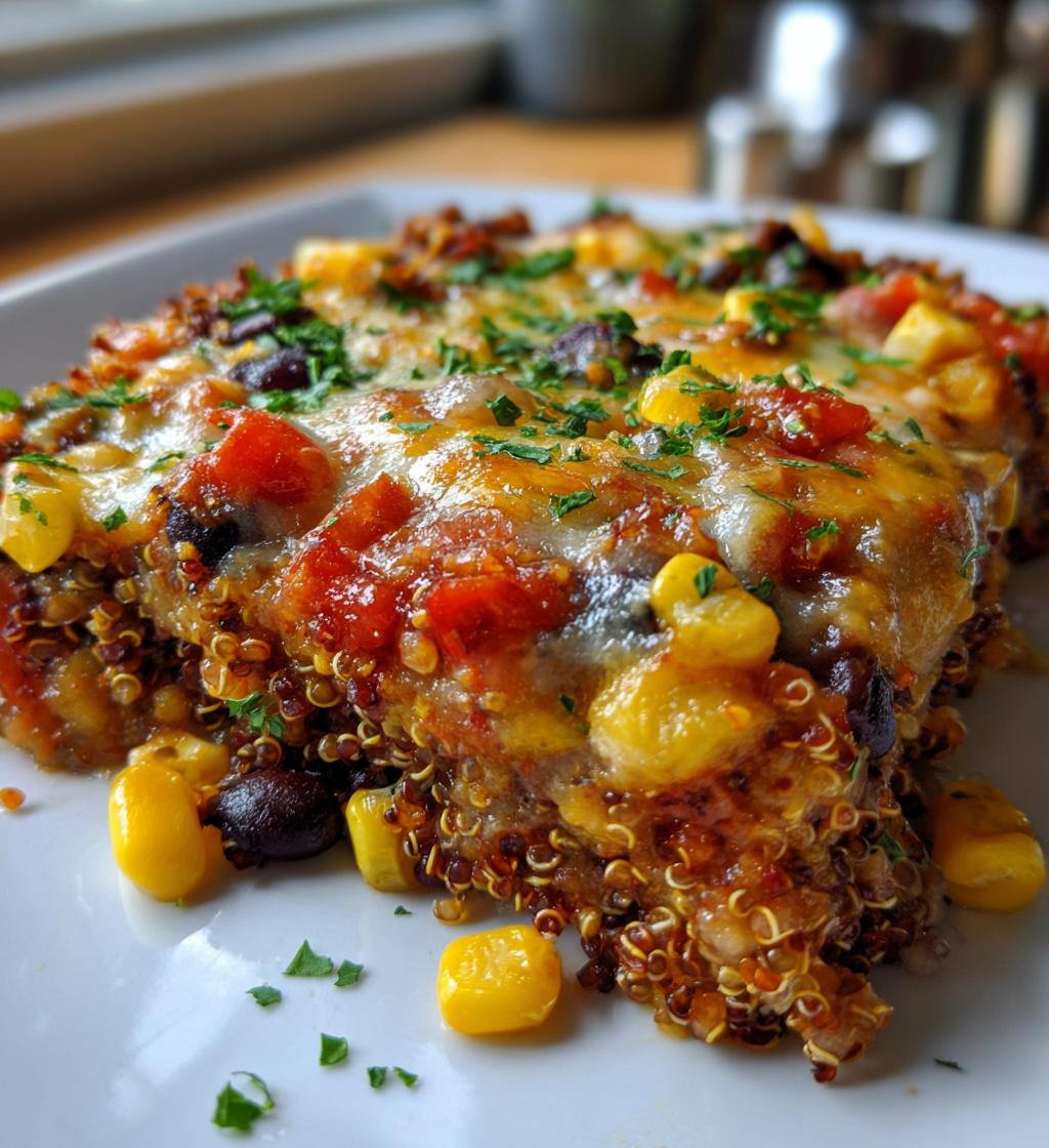 mexican quinoa casserole - detail 1