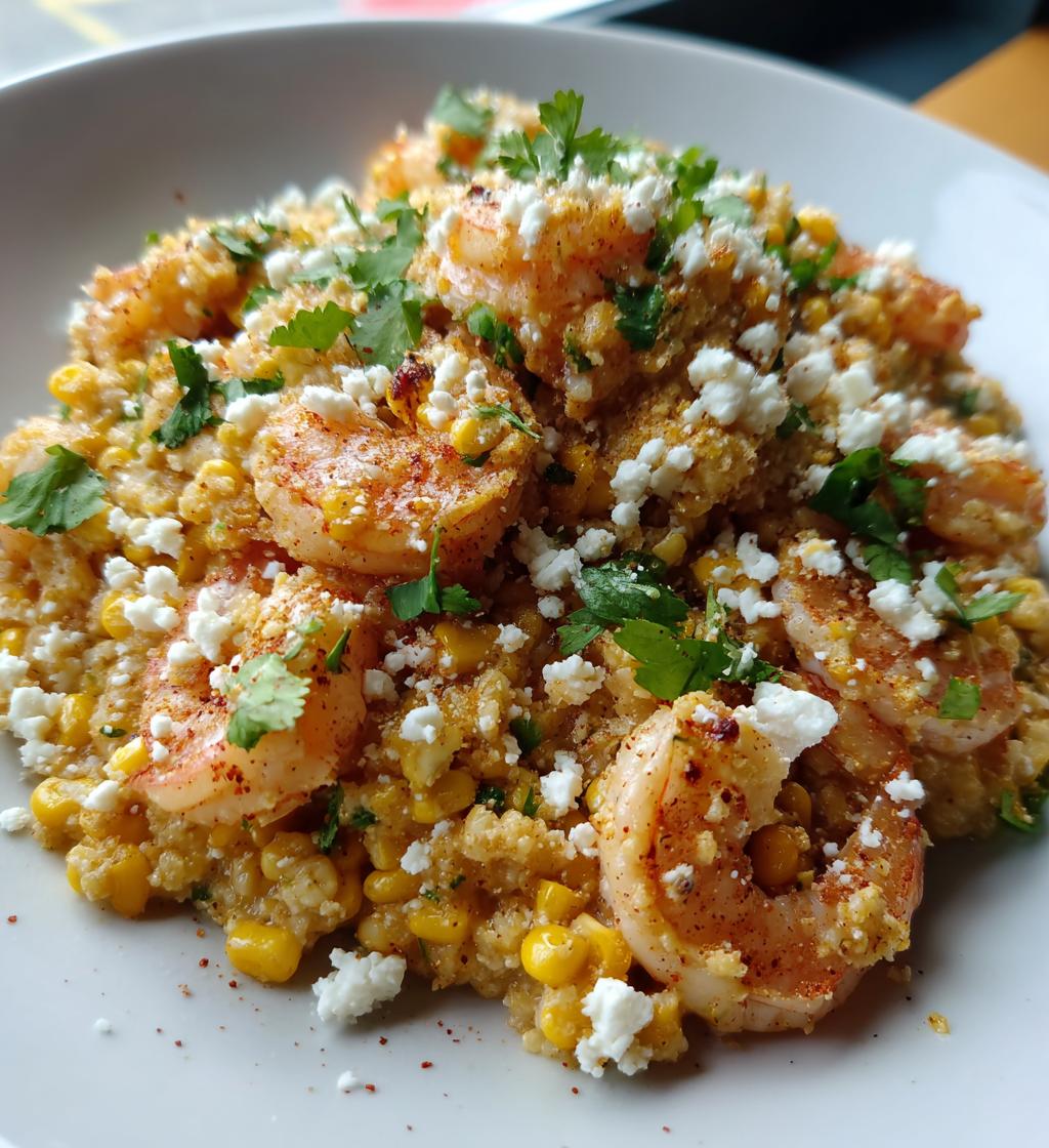 mexican street corn shrimp - detail 1