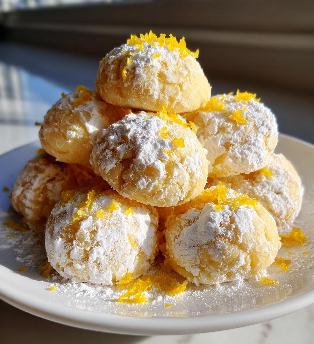 meyer lemon meltaways - detail 1