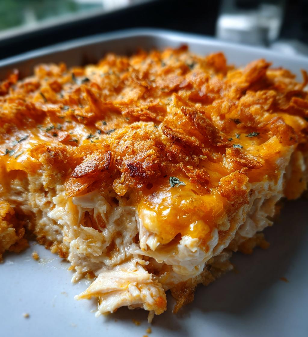 million dollar chicken casserole - detail 1