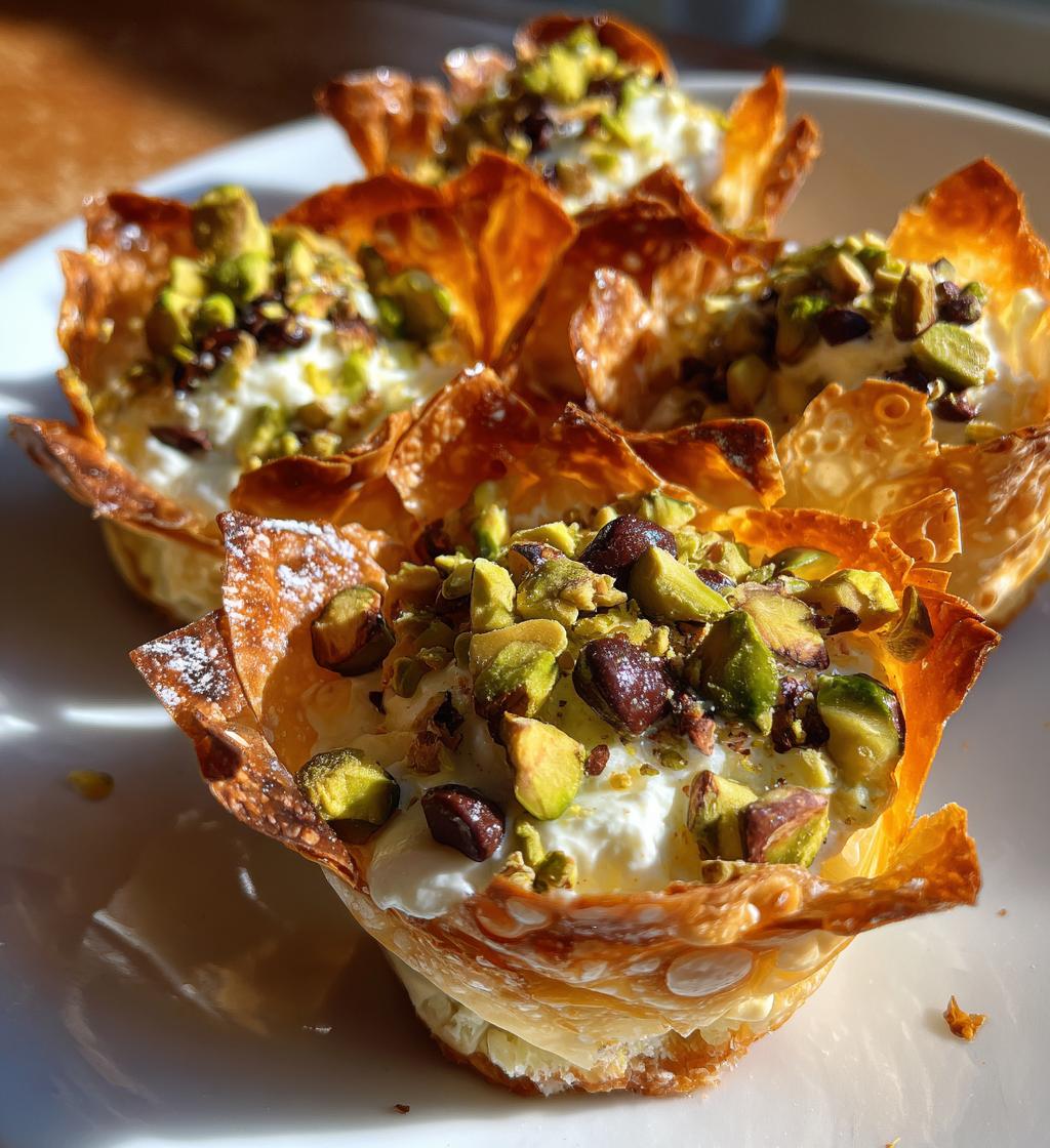 mini cannoli cups