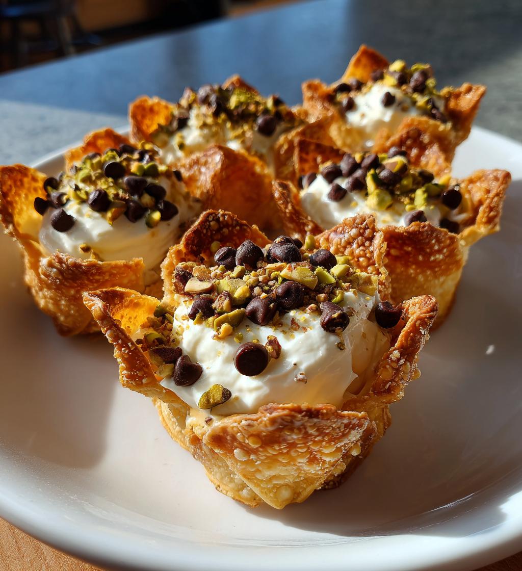mini cannoli cups