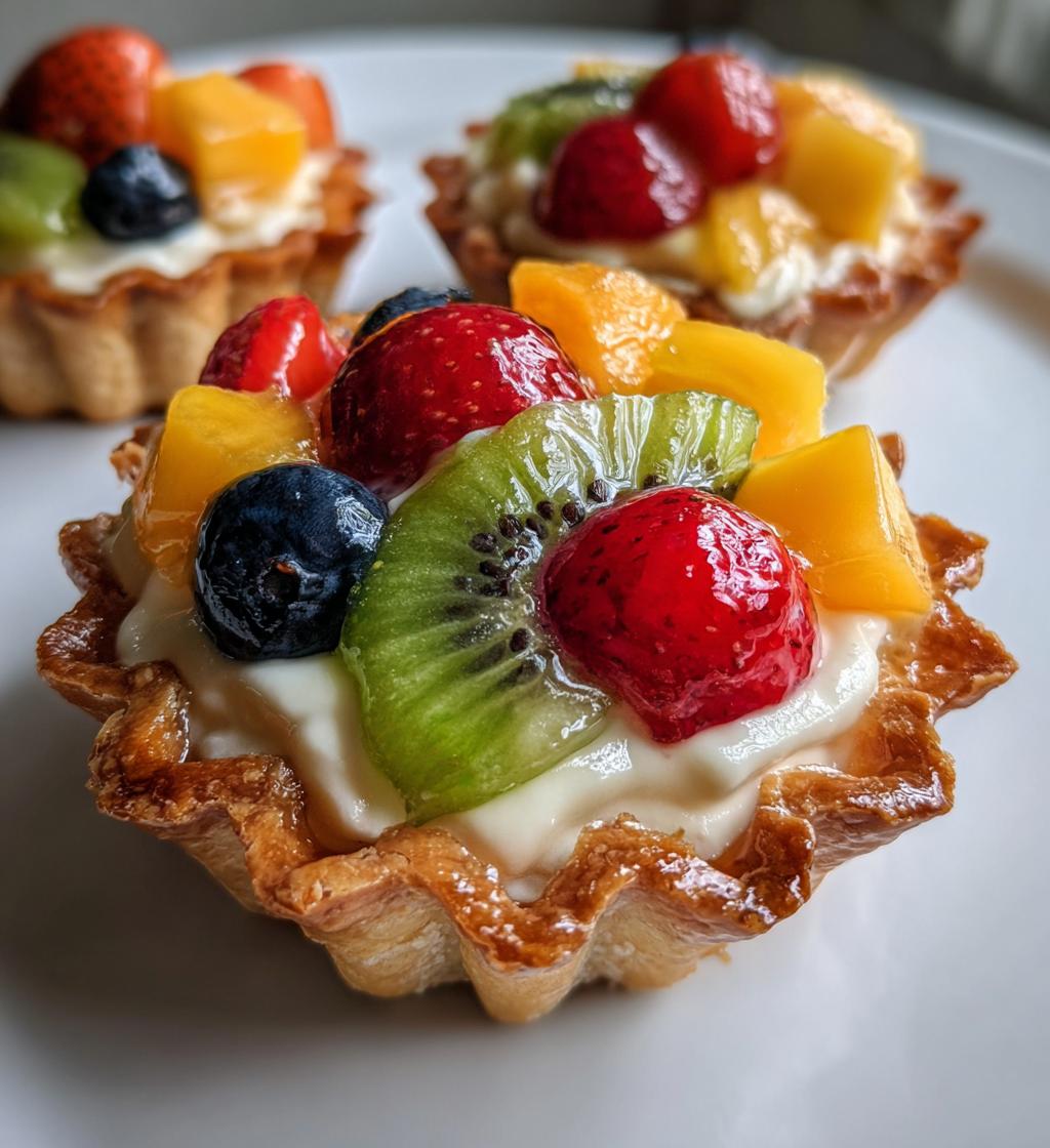 mini fruit tarts with pastry cream