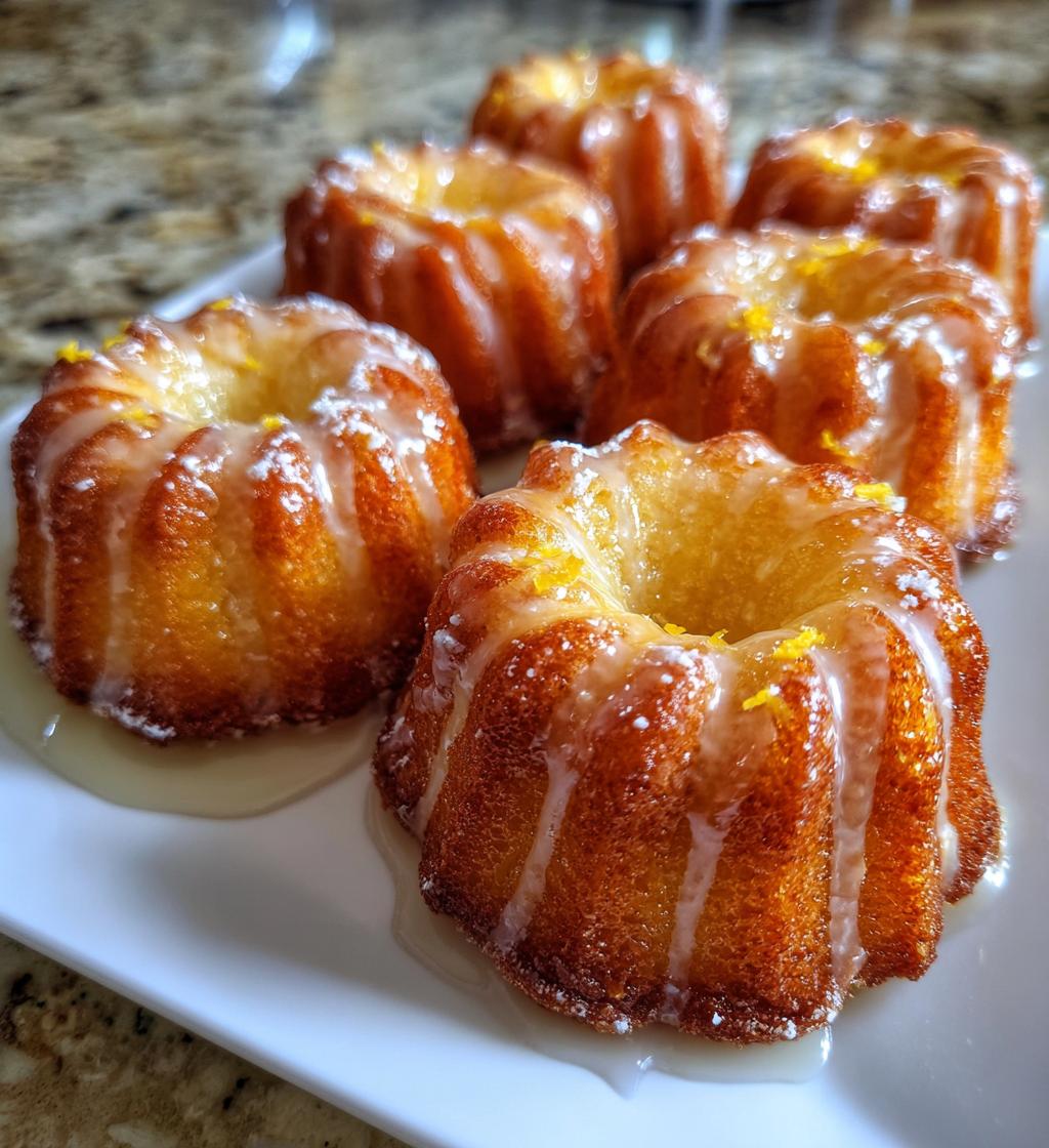 mini lemon bundt cakes recipe