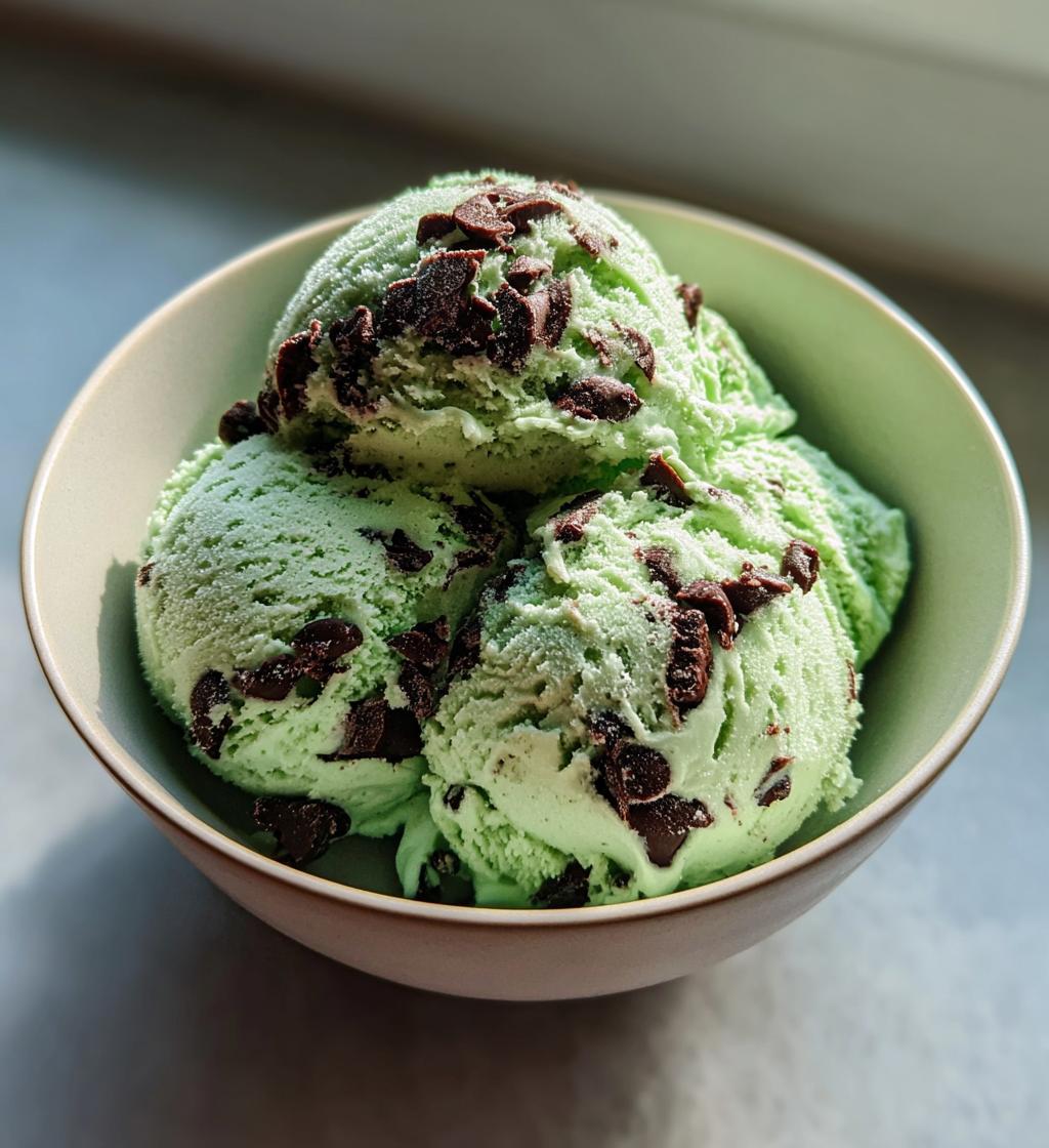 mint chocolate chip ice cream
