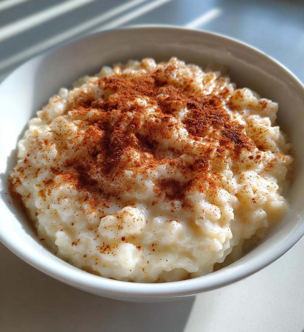 moms old fashioned rice pudding