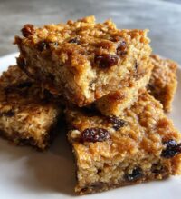 oatmeal raisin cookie bars recipe