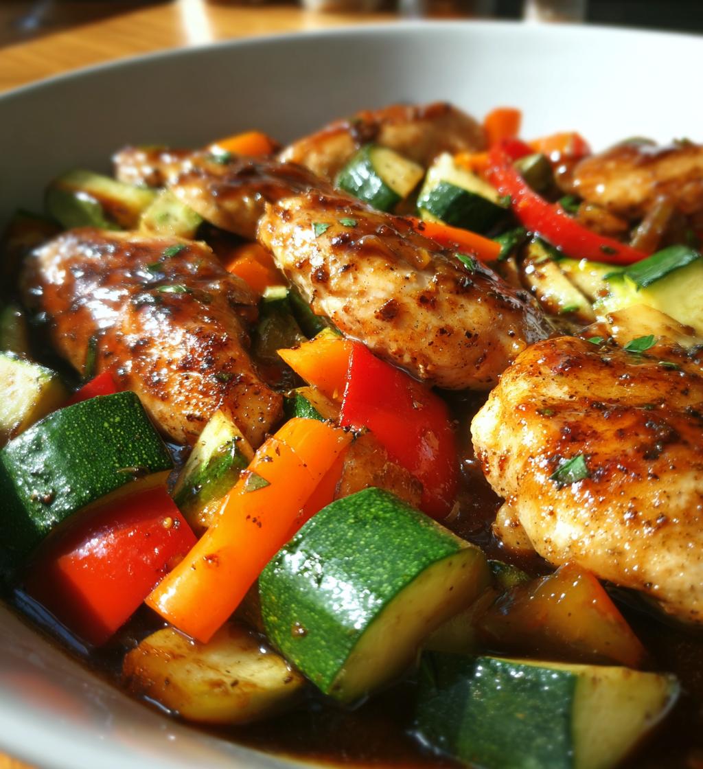 one pan balsamic chicken 2 - detail 1