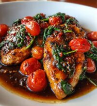one pan balsamic chicken 2