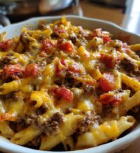 one pot beef taco pasta