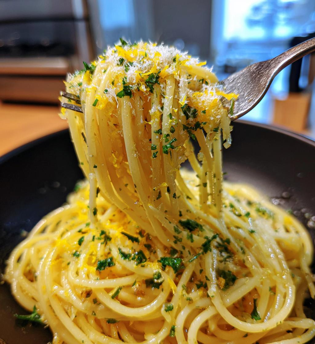 one pot lemon garlic parmesan pasta