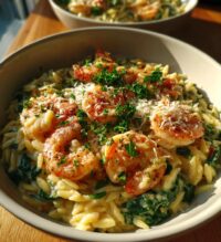one pot marry me shrimp and orzo pasta