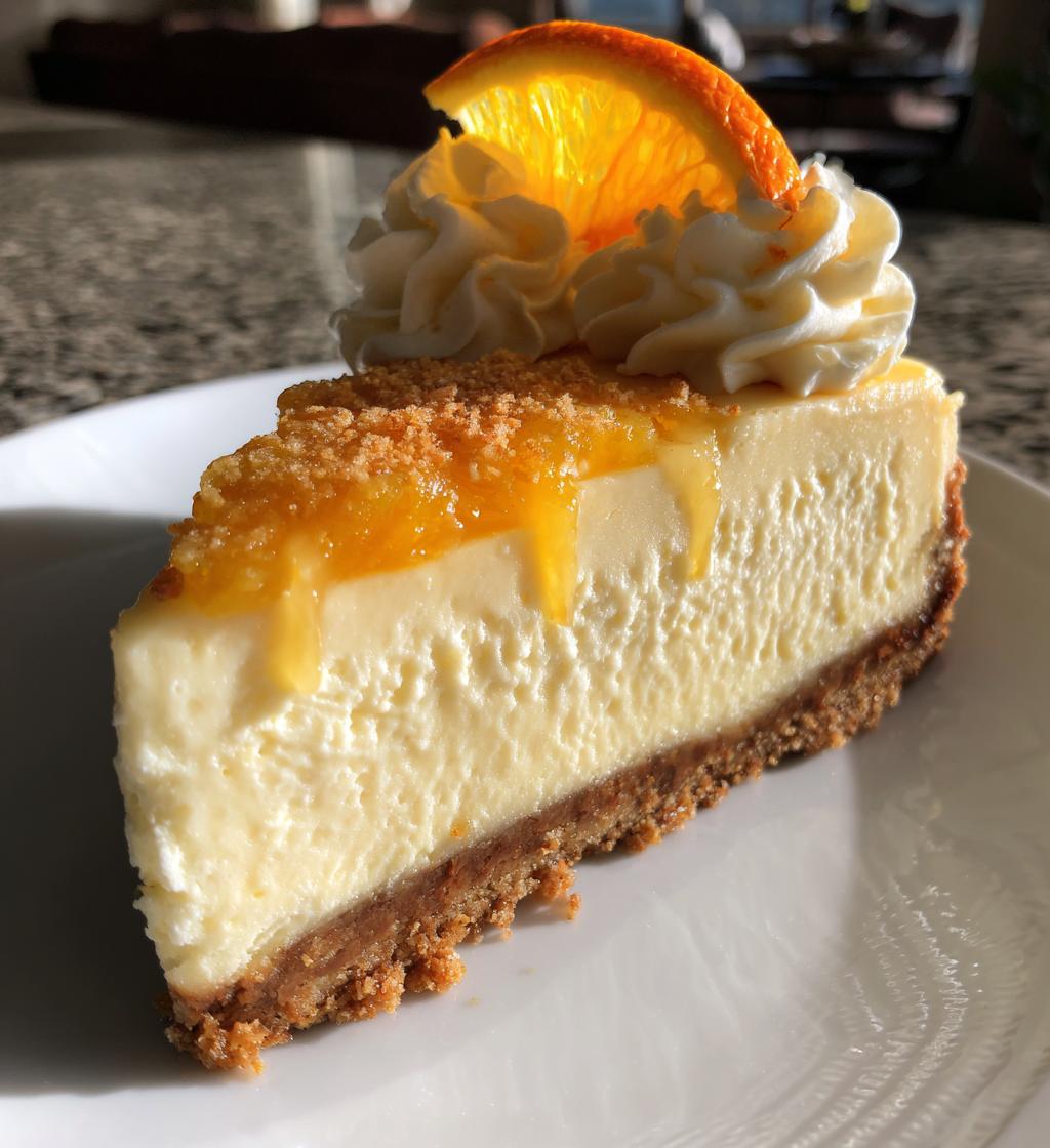 orange cheesecake recipe - detail 1