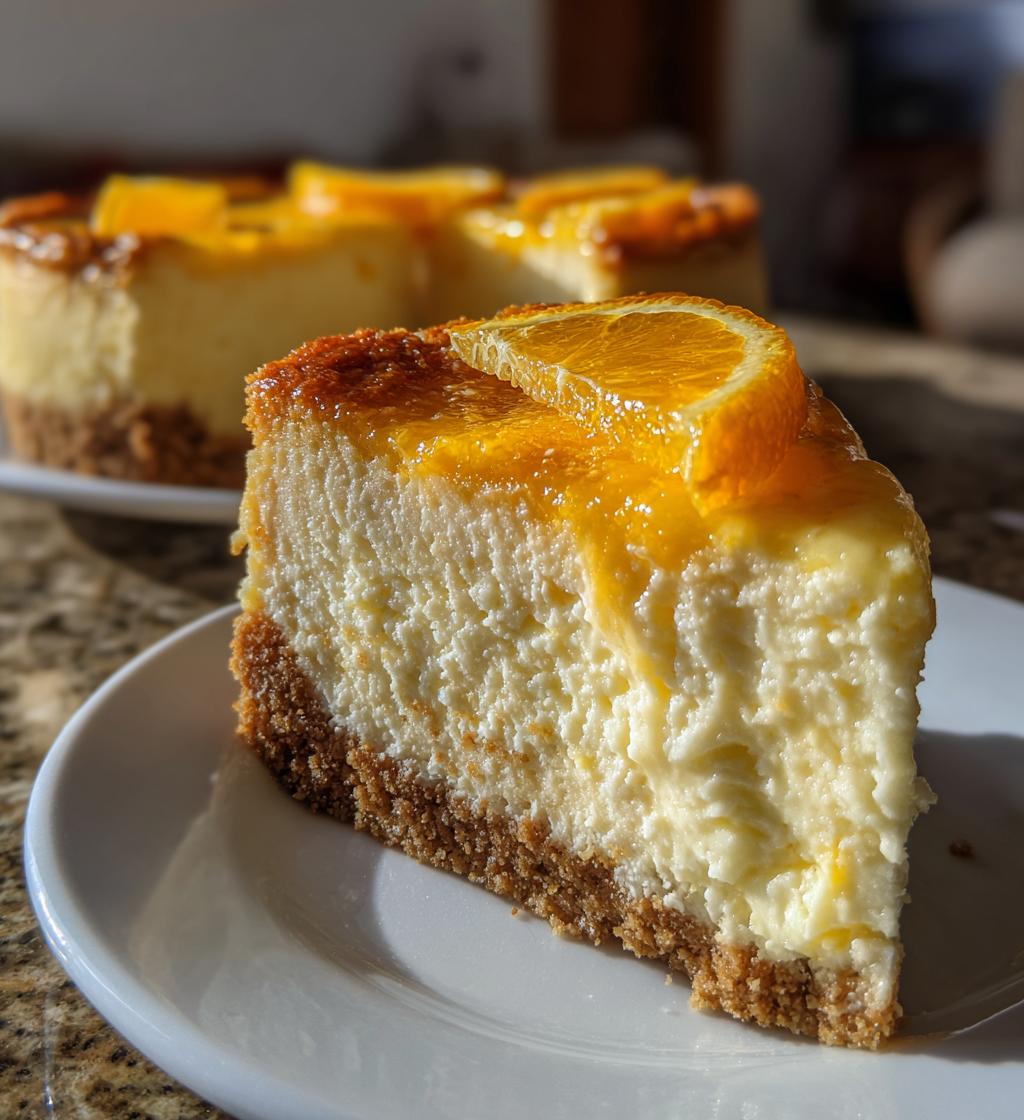 orange cheesecake recipe
