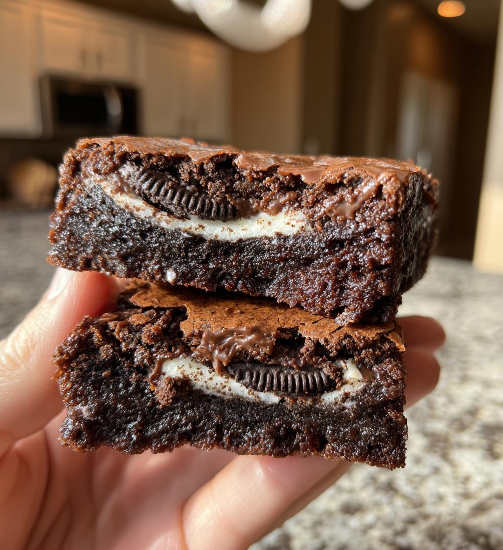 oreo brownie cookies - detail 1