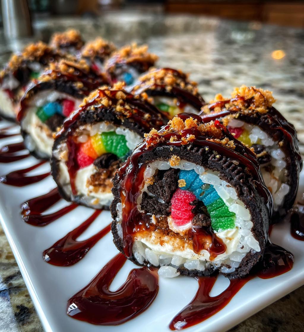oreo sushi rolls - detail 1