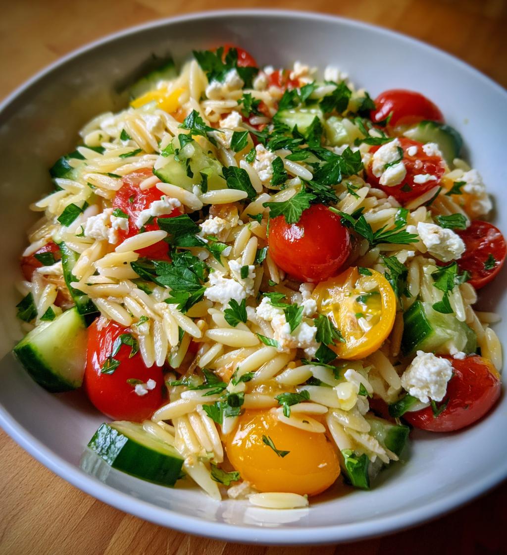 orzo pasta salad