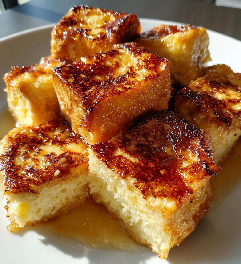 overnight creme brulee french toast - detail 1