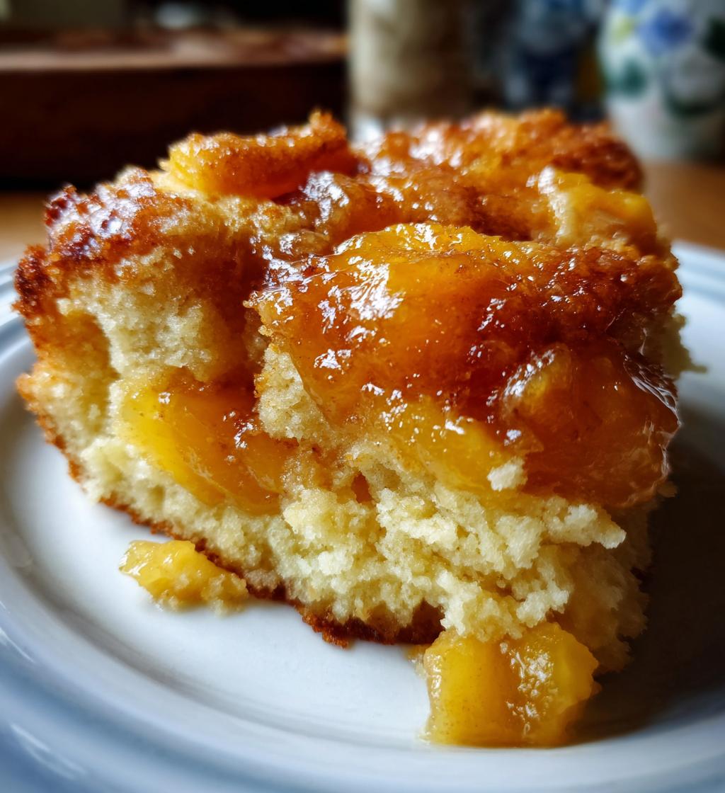 peach cobbler with canned peaches