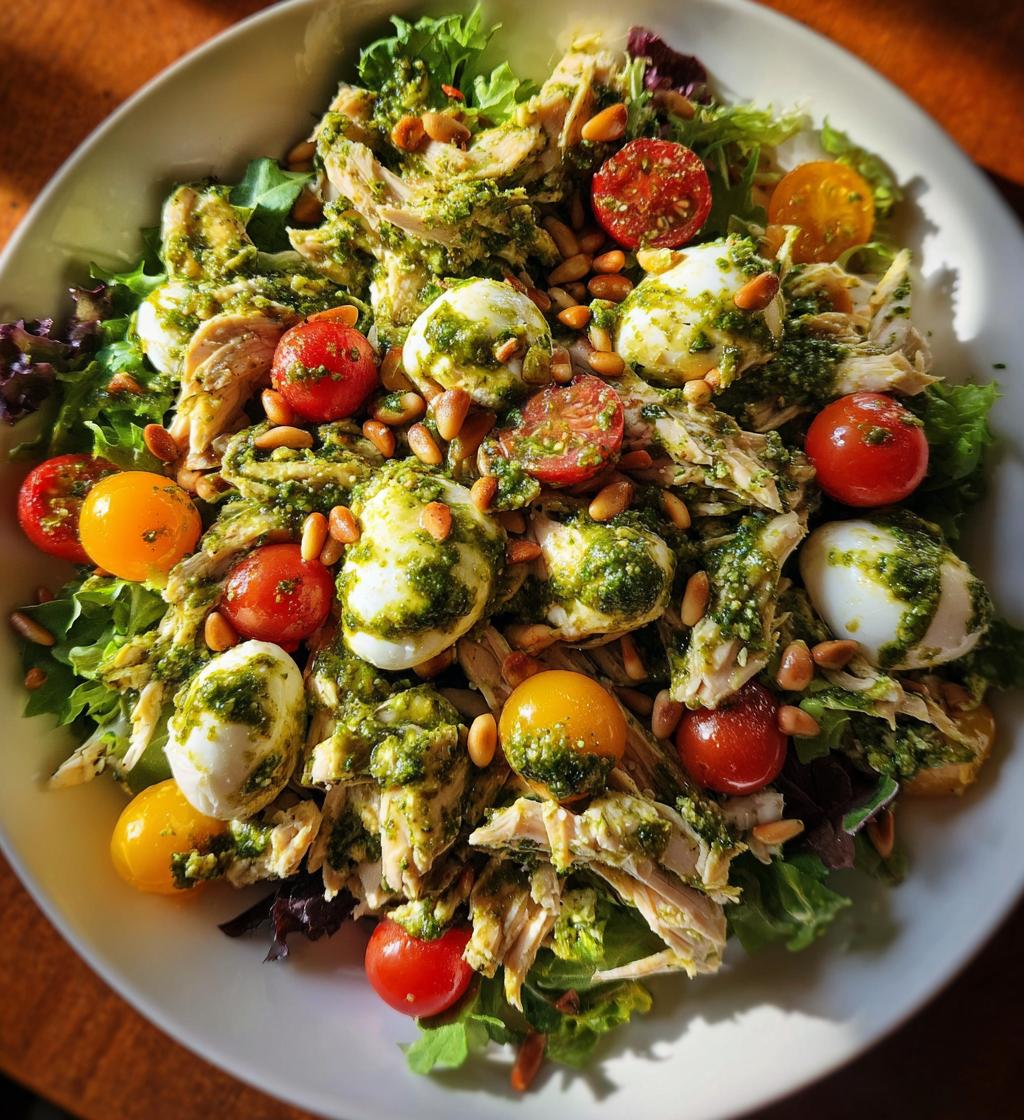 pesto chicken salad