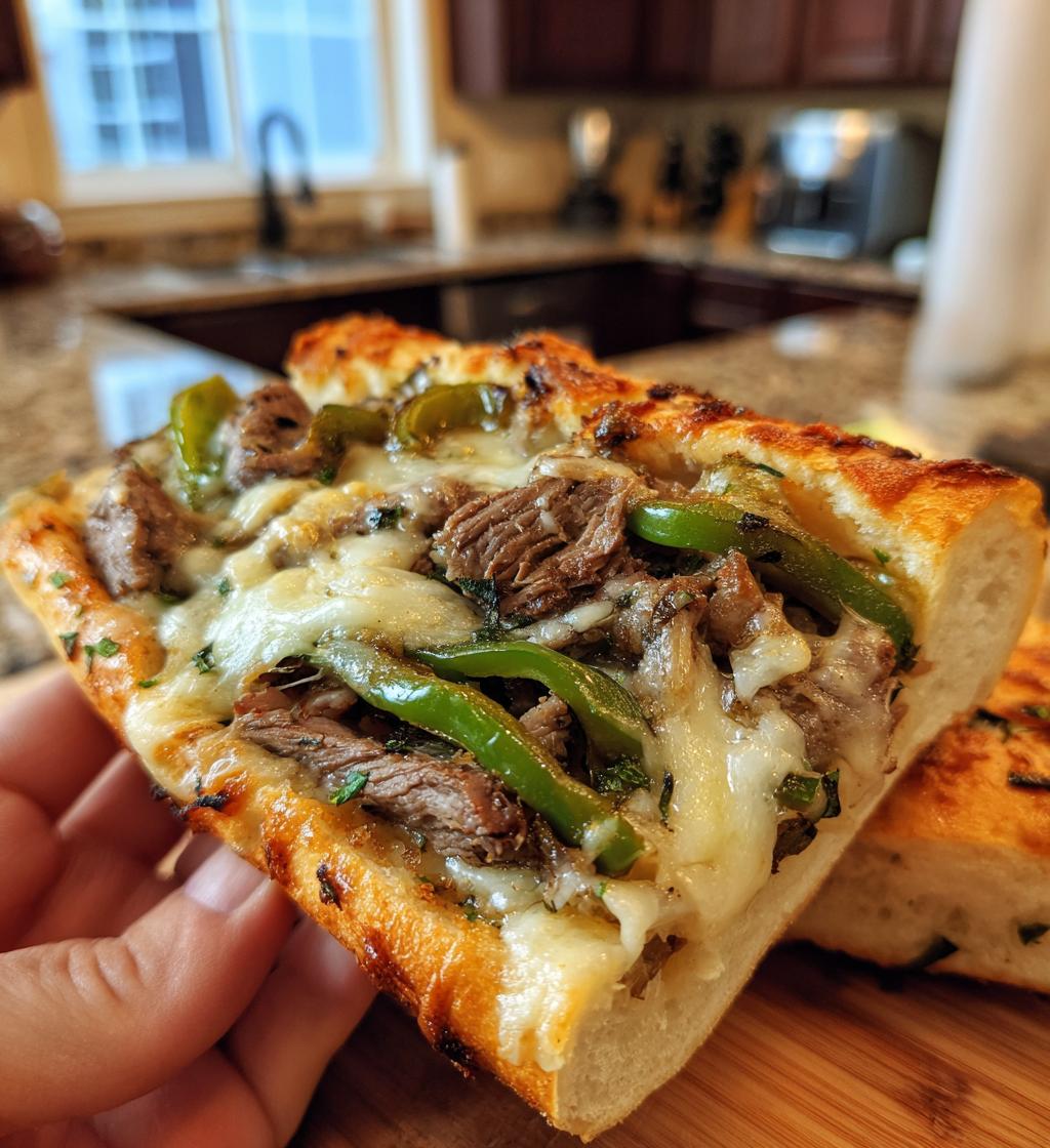 philly cheesesteak cheesy bread