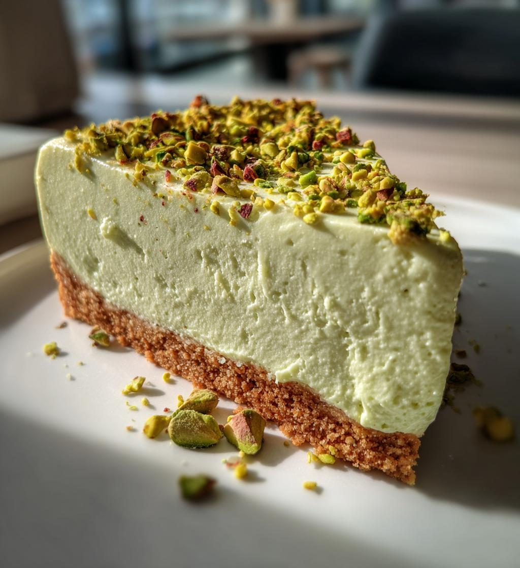 pistachio cheesecake