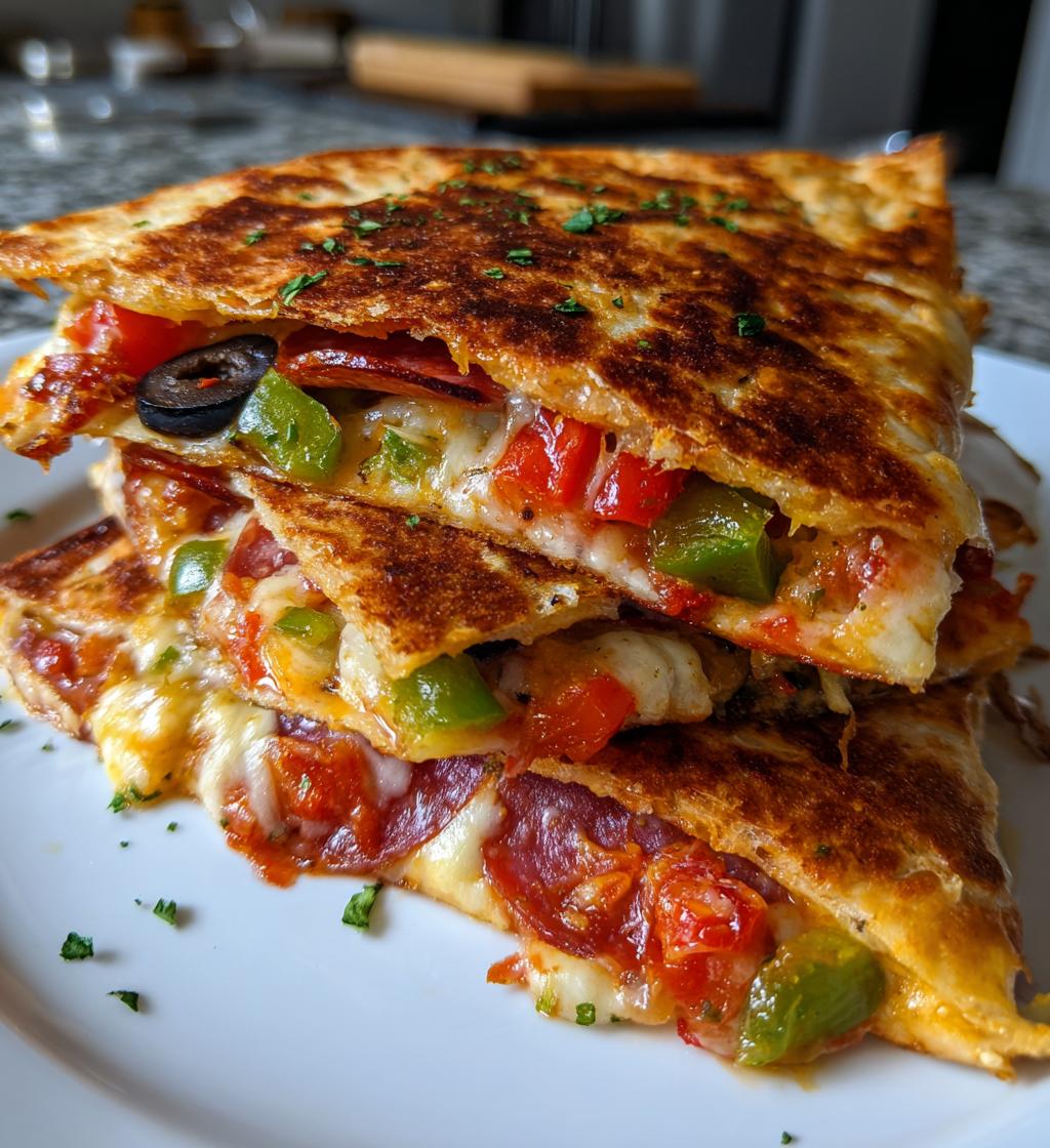 pizza quesadillas