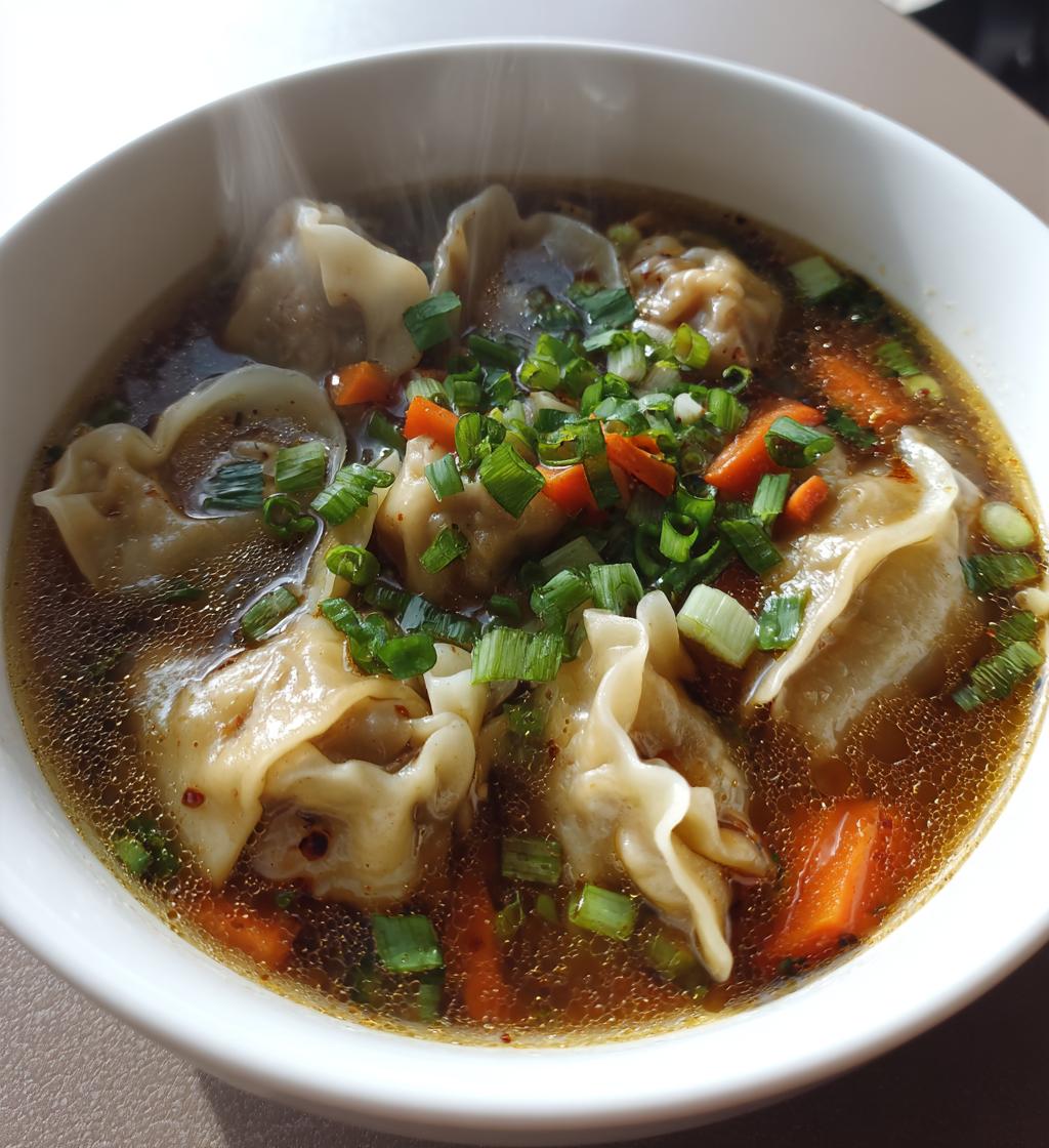 potsticker soup