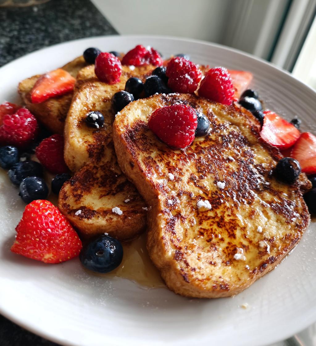 protein french toast - detail 1