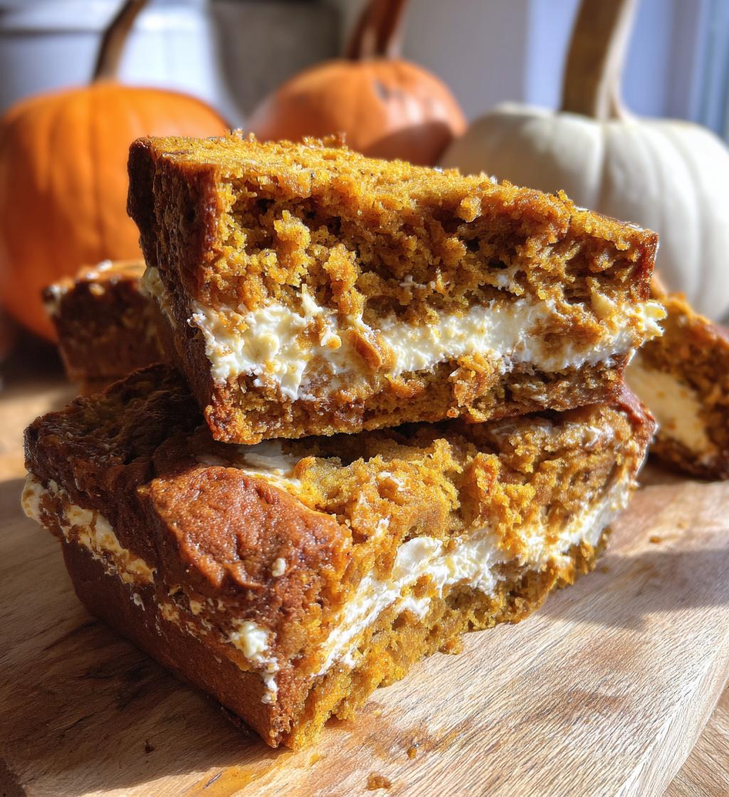 pumpkin bread with maple cream cheese filling - detail 1