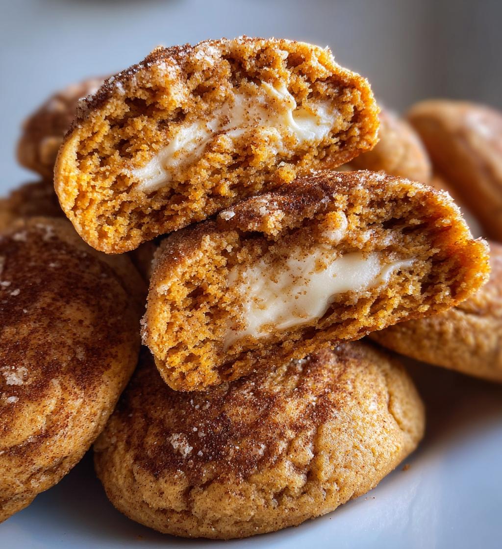 pumpkin cheesecake cookies - detail 1