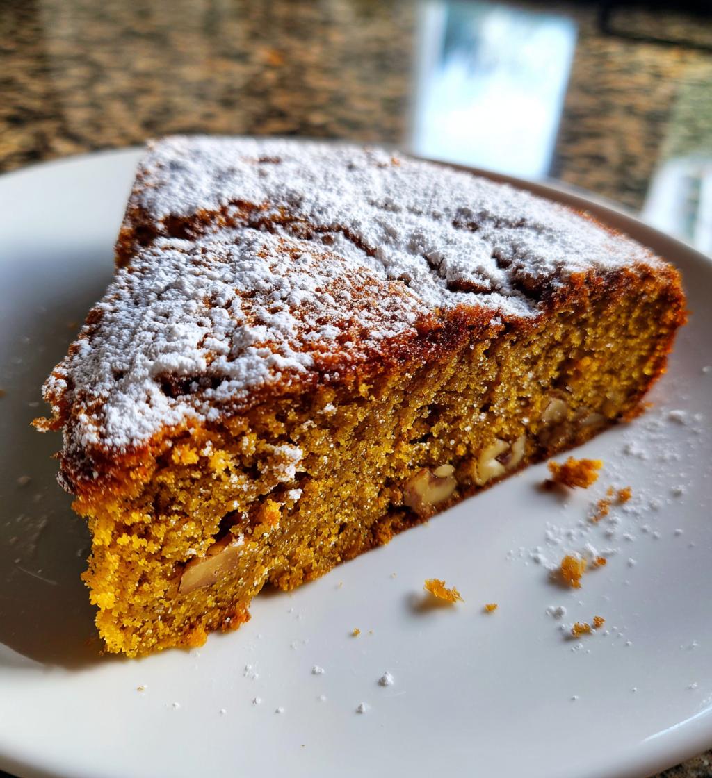pumpkin coffee cake - detail 1