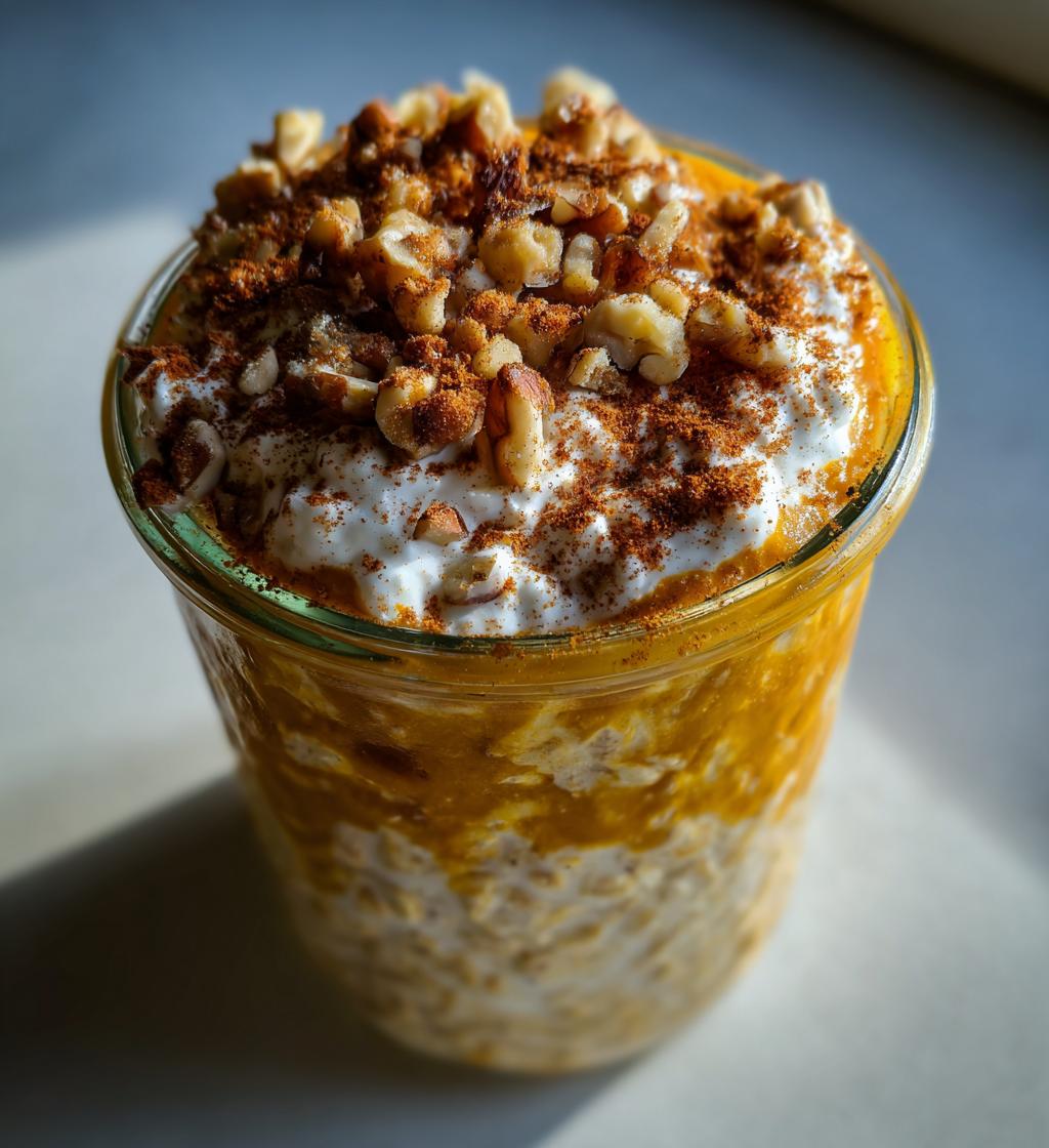 pumpkin spice overnight oats