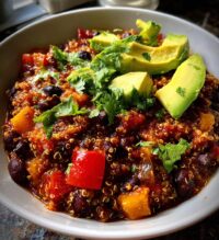 quinoa and black bean chili
